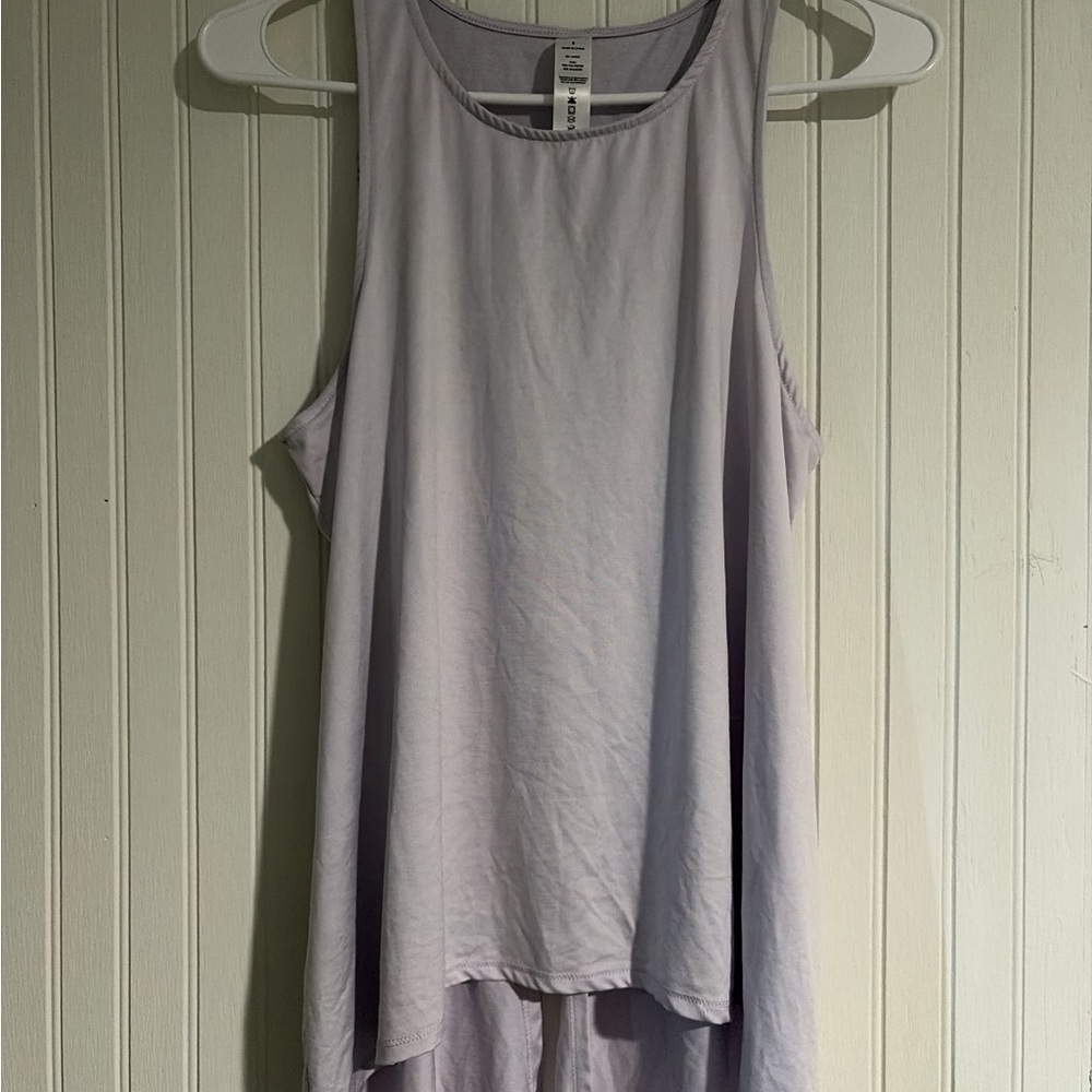 Yogalicious Light Lavender Sleeveless Tank Top